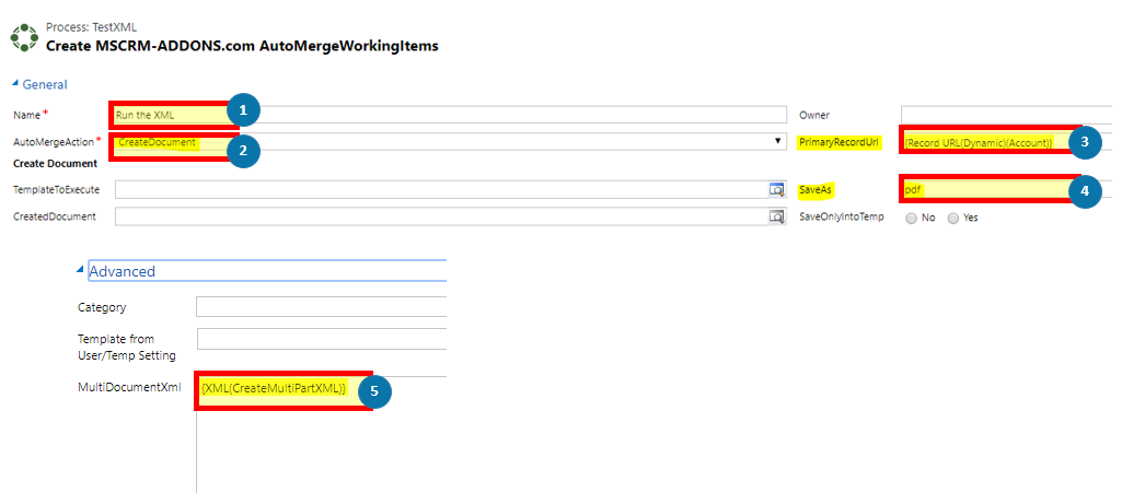 Properties for AutoMergeWorkingItems